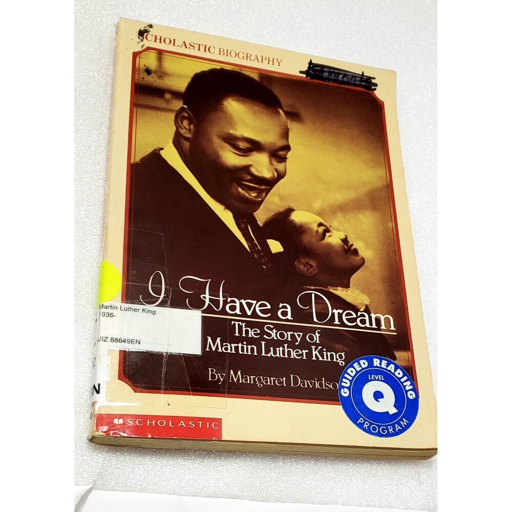 I Have a Dream The Story of MLK  by Margaret Davidson Scholastic Biography lot9